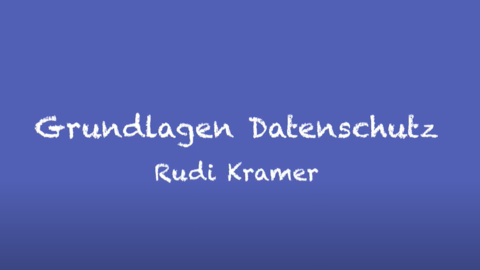 Screenshot Video Grundlagen Datenschutz