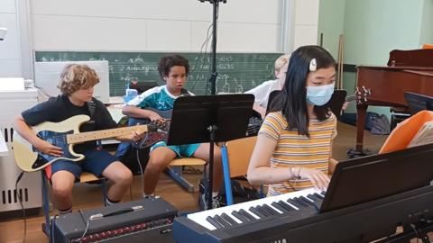 Klasse 5d der Elisabethenschule in Frankfurt