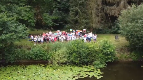 Schüler und Schülerinnen der Johann Christian Senckenberg Schule