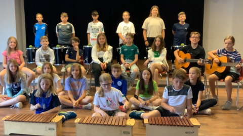 Klasse 5a der Lahntalschule in Lahnau