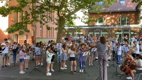 Orchester der Leibnizschule in Wiesbaden 