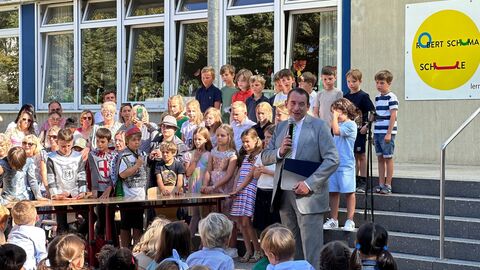 Einschulungsfeier Robert-Schumann-Schule Wiesbaden