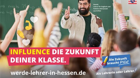 Hamids Plakat der Lehrerkampagne