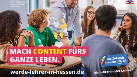 Alexanders Plakat der Lehrerkampagne